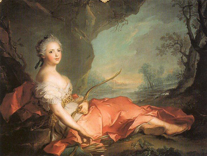 Jean Marc Nattier Marie-Adlaide of France as Diana France oil painting art